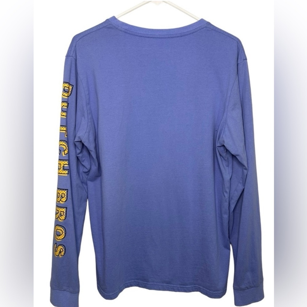 ✌️Dutch Bros Purple Long Sleeve Tee w/Yellow MEDIUM+XL DB 1992 - Picture 2 of 9